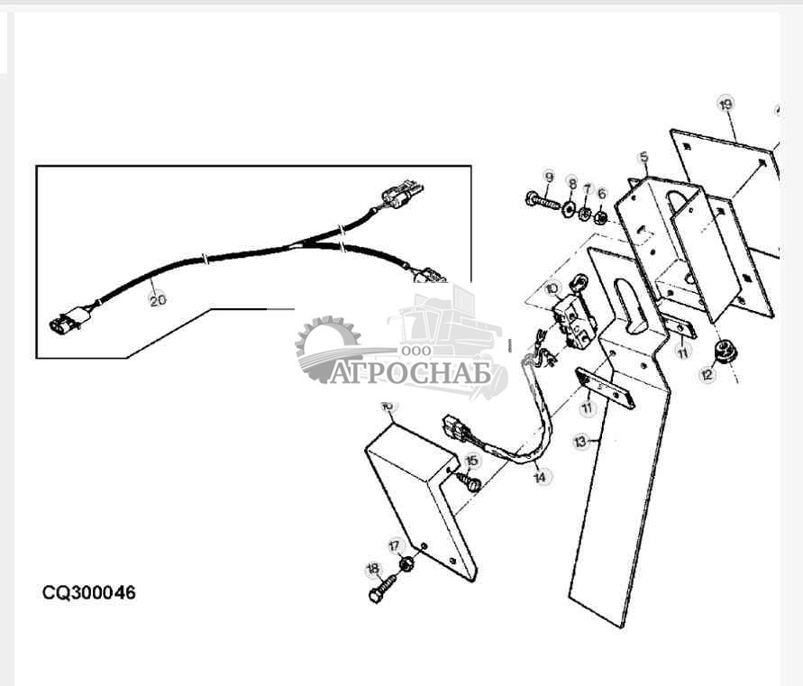 STRAW CHOPPER AND STRAW WALKER WARNING DEVICE SENDER 